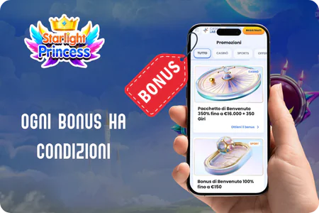 Bonusbetingelser for Starlight Princess