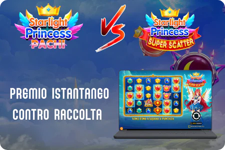 Starlight Princess Pachi a confronto con la versione Super Scatter